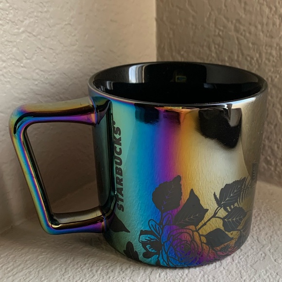 Starbucks Other - Starbucks Iridescent Chrome Rose Mug